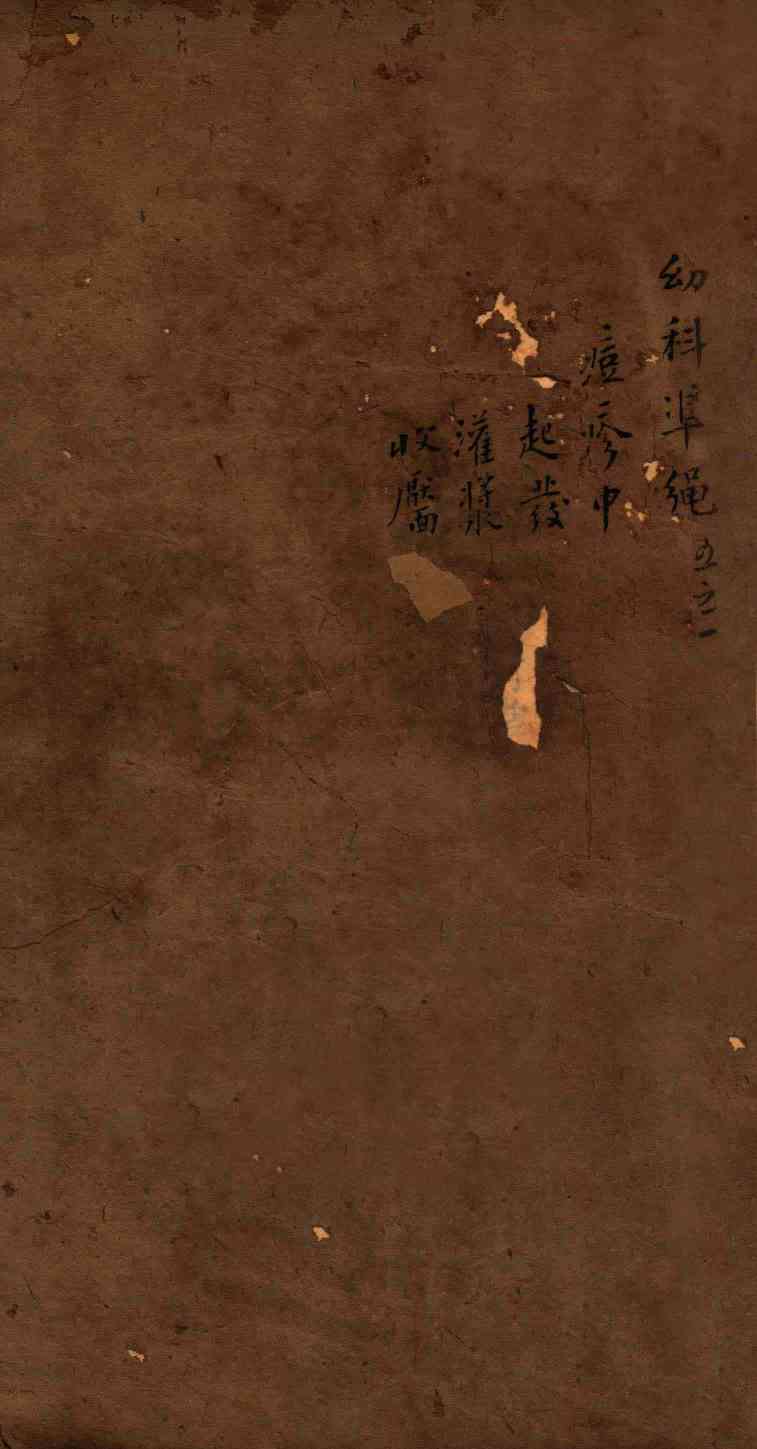 幼科证治准绳集  卷5  1